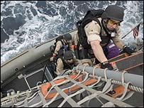 बंगाल की खाड़ी में युद्धपोत