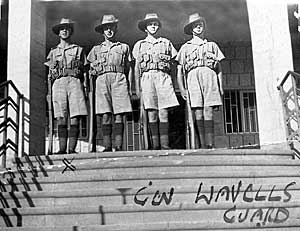 General Wavell's Guard - at Mount Canaan