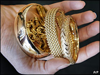 Đồ trang sức bằng vàng