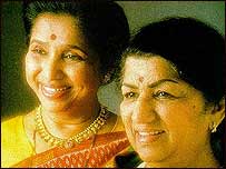 आशा भोसले और लता मंगेश्कर