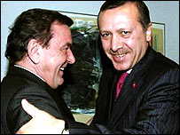Schröder a Erdogan