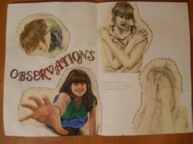 Practice drawing for my Art GCSE on Barriers