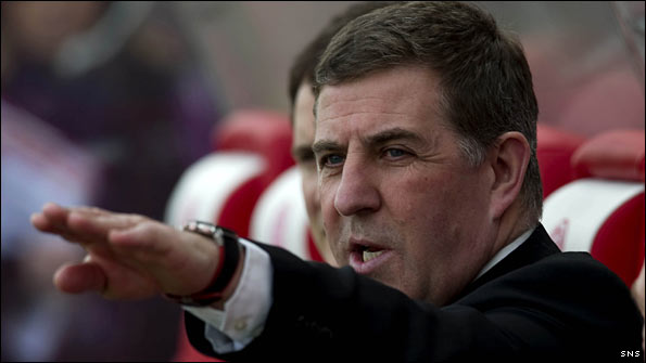 Aberdeen manager Mark McGhee