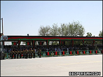 صحنه برگزاری رژه نیروهای مسلح افغانستان، پیش از حمله