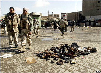 Patlama sonrası El Gazin pazarı