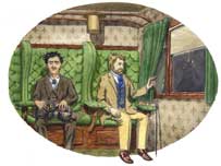 Phileas Fogg and Passepartout set out