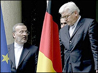 منوچهر متکی و اشتاين ماير