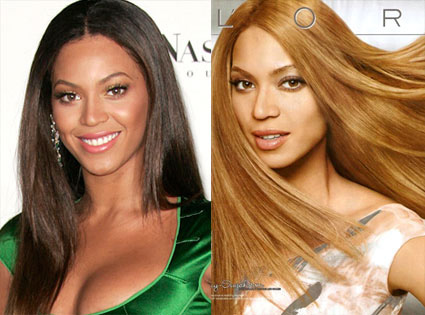 Beyonce Knowles before and after