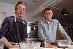 Nigel Slater and John Hurt