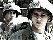 نمایی از فیلم 'پرچم های پدران ما'