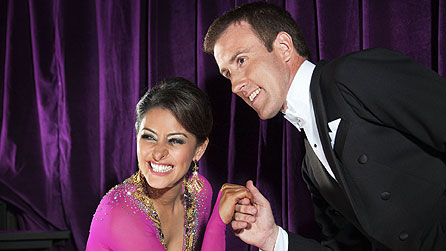 Laila Rouass and Anton Du Beke