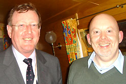 David Trimble with our own JP Devlin