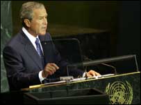 TT Bush trước Đại hội đồng LHQ ngày 14.09