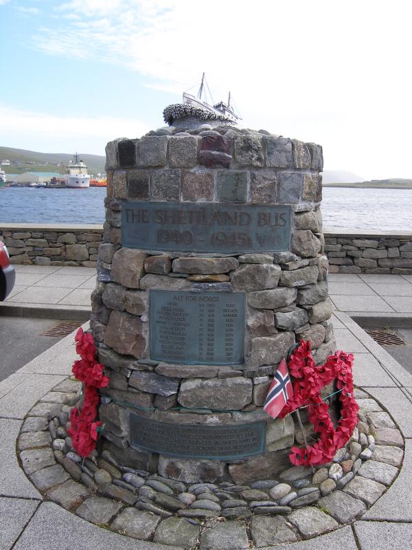 Shetland Bus memorial, Scalloway