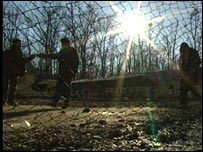 Winter in Pavsino camp