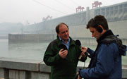Jim at the Three Gorges Dam