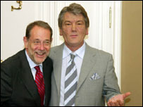 Віктор Ющенко і Хав'єр Солана