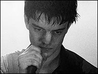 Ian Curtis (Sam Riley) in Control