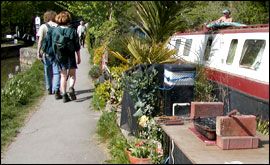 towpath garden and bbq