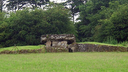 Neolithic burial chamber of the so-called 'Cotswold-Severn' type. Image by Alan Simkins