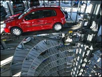 fábrica da Volkswagen na Alemanha