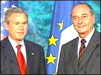 बुश और शिराक़