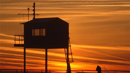 September at Dawn @ the Cardiff Bay Barrage by Mark Brinkworth.