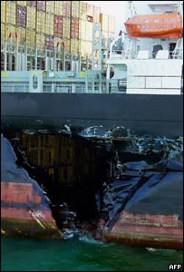 O navio alemão, MSC Ilona