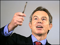 Thủ tướng Blair tại hội nghị thượng đỉnh EU