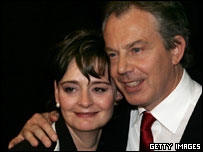 Tony Blair e a sua mulher, Cherie