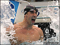 مایکل فلپس شناگر آمریکایی