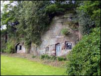 The cave house near Kidderminster