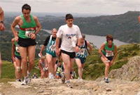 Rhedwyr yn ras yr Wyddfa