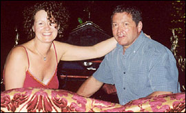 Denise and Steve Magson on holiday in 2004