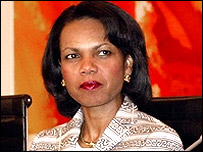 کاندوليزا رايس وزير خارجه آمريکا