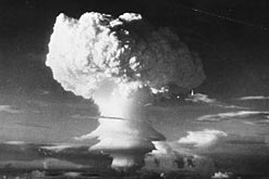 Nuclear bomb blast