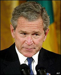 O presidente americano George W. Bush