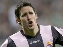 فران کورو، بازیکن خط میانی اسپانیول