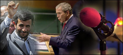 بوش، احمدی نژاد