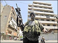 مردان مسلح شیعه در بیروت