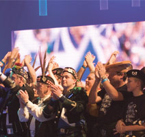 The Tartan Army cheering