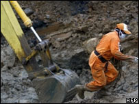 عملیات نجات در معدن طلا