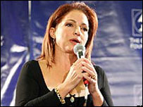 A cantora Gloria Estefan