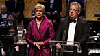 Dame Kiri Te Kanawa & John Fisher at the prize giving (Photo: Brian Tarr)