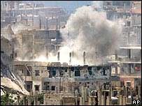 Campo de refugiados palestinos de Nahr al-Bared, no norte do Líbano