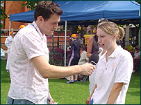 Zara Jurenko with Ian Stringer