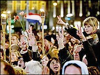 Amsterdam'da Van Gogh cinayeti ardından gösteri