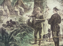 The Black Watch patrol the forests of Ashanti during the British-Ashante war (Getty Images/Hulton Archive)