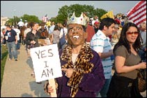 Tea Party rally in Washington DC 15 April 2010