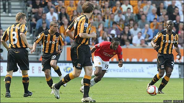 Hull's clash with a youthful Manchester United team